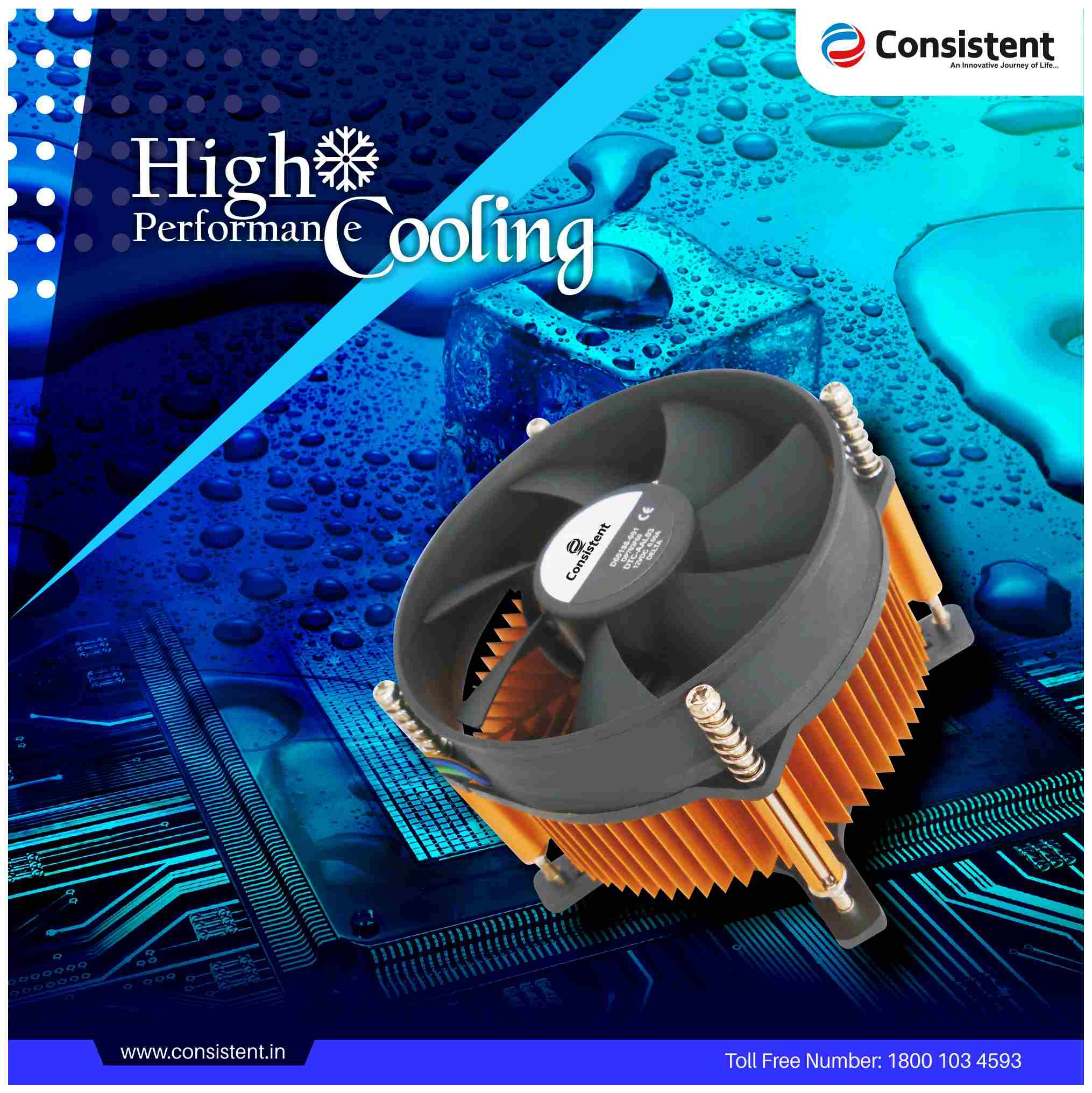 Consistent CPU Coolar fan