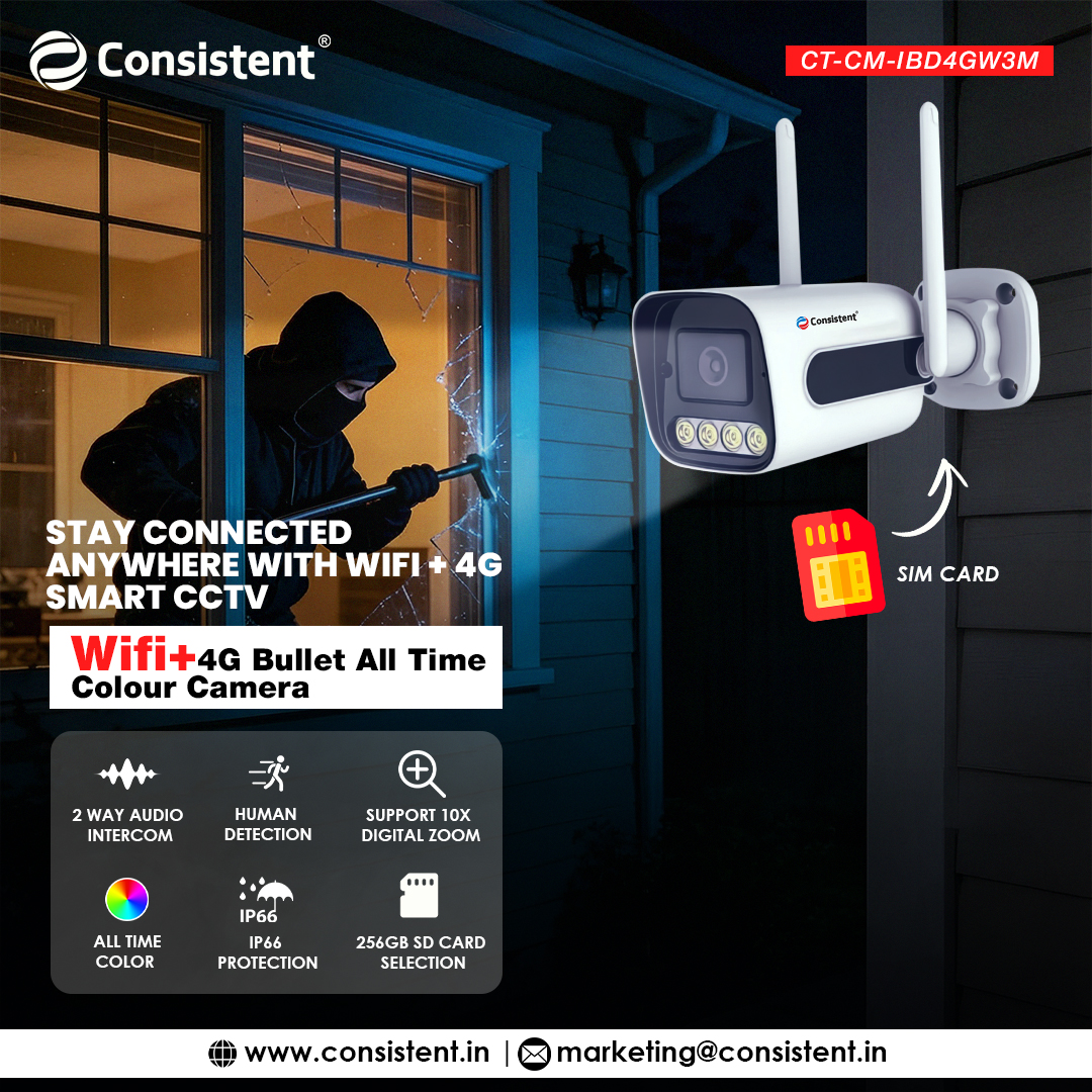 WIFI 4G BULLET ALL TIME COLOUR CAMERA EDM copy