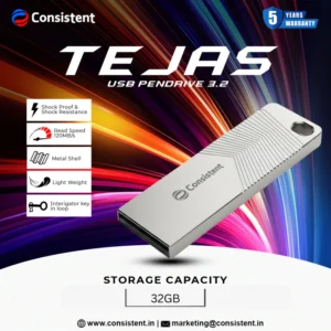 CONSISTENT 3.2 TEJAS USB PEN DRIVE 32GB (CTP53232)