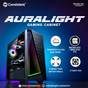 Consistent Auralight Gaming Cabinet (CIG2011)