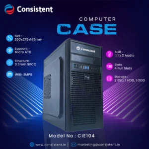 Consistent Computer Cabinet with Power Supply 104