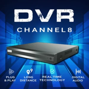 Consistent 8 Channel DVR 1080P High Resolution Output for CCTV Cameras with 2 Year of Warranty