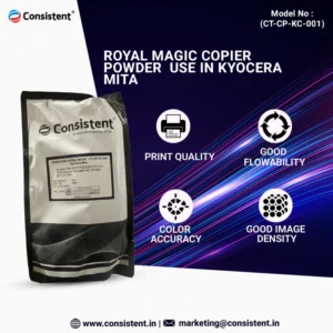 Consistent Royal Magic Copier Powder (CT-CP-KC-001) Use in Kyocera Mita 2020/2035/2050(TC-410) 1035 Kyocera TASKalfa 180/181/200/221(TK-435) Printer and Copier