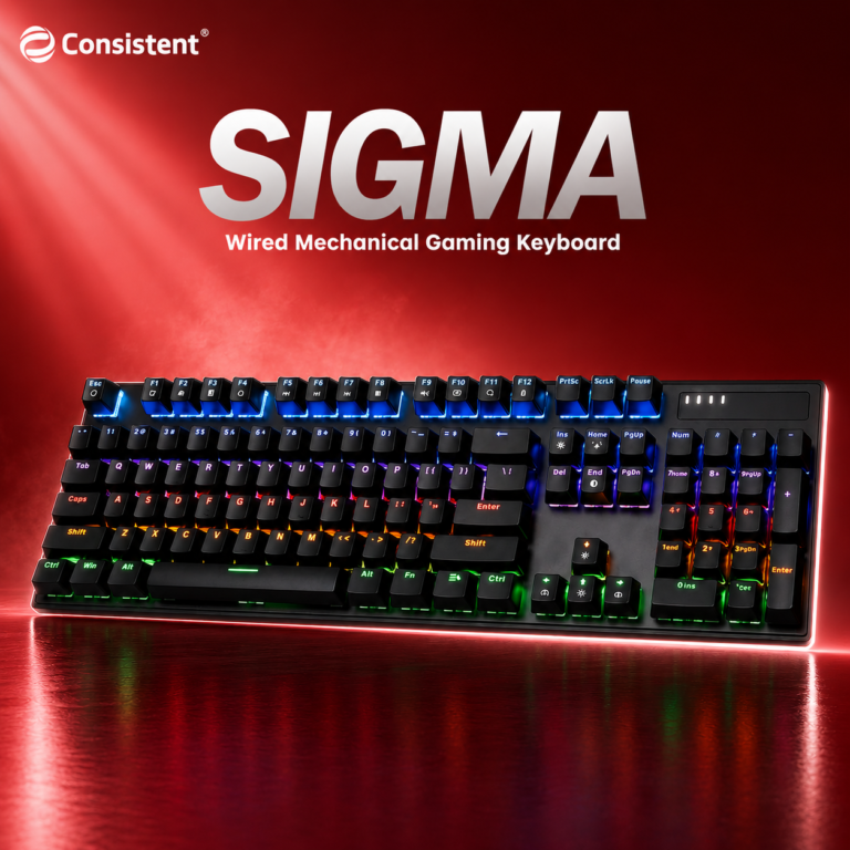 Consistent Infosystems Launches Sigma Wired Mechanical Gaming Keyboard