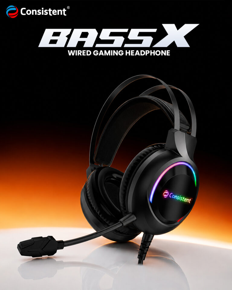 Consistent Infosystems launches wired BassX Gaming Headphone with Immersive Audio and Clear Voice Communication
