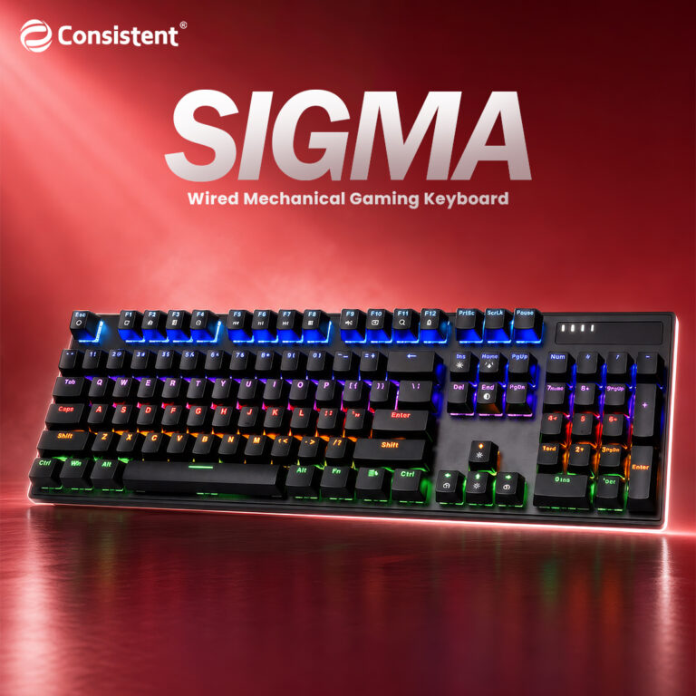 Consistent Infosystems Launches Sigma Wired Mechanical Gaming Keyboard